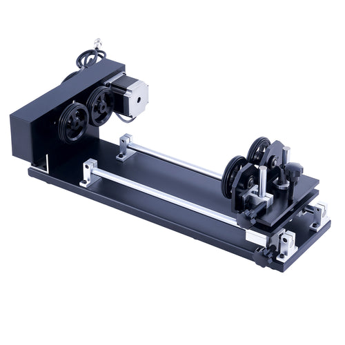 4-Räder-Drehachse für CO2 Laser Graviermaschinen & Lasercutter | LRA-GL49 Drehachse OMTech Laser   