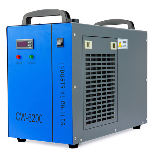 Industrieller Wasserkühler & Chiller für 50W-150W CO2 Laser Cutter | CW-5200  OMTech Laser   