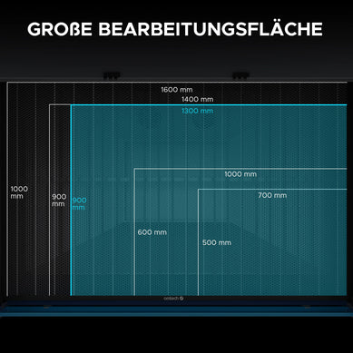 130W CO2 Laser Graviermaschine & Cutter mit 1300x900mm Gravurfläche | Max-1393 CO2 Laser Graviermaschine & Cutter OMTech Laser   