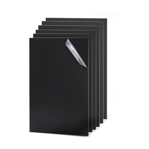 Acrylplatte - Schwarz Halbtransparent 500x300x3mm 10er Pack Materialien OMTech Laser