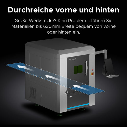 1.500W Faserlaser Schneidmaschine & Cutter für Metalle | FC-22 Faserlaser Schneidemaschinen & Cutter OMTech DE