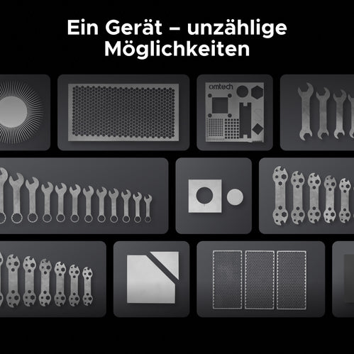 1.500W Faserlaser Schneidmaschine & Cutter für Metalle | FC-22 Faserlaser Schneidemaschinen & Cutter OMTech DE