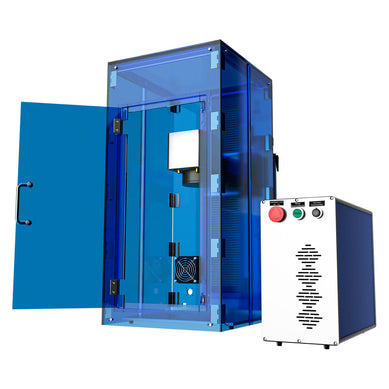 30W Faserlaser Graviermaschine für Metallgravur & Metallbeschriftung | F-30 Faserlaser Graviermaschine OMTech Laser   