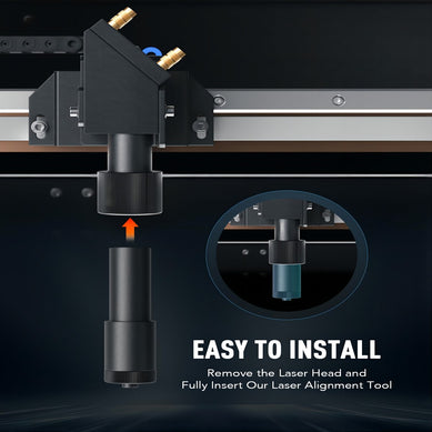 Laser-Ausrichthilfe für CO2 Laser Graviermaschinen und Lasercutter | LAT-1655 Laserausrichtungshilfe OMTech Laser   