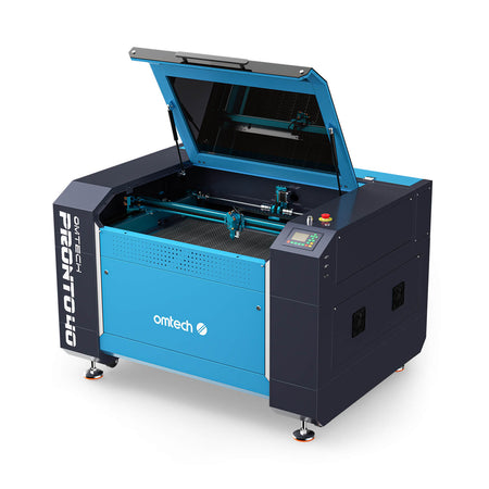 80W CO2 Laser Cutter & Graviermaschine mit 900x600mm Gravurfläche | Pronto-40 CO2 Laser Graviermaschine & Cutter OMTech Laser   