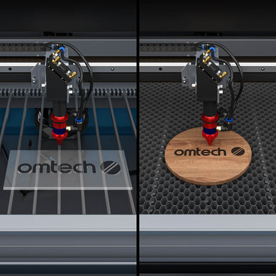 80W Lasercutter & Laser Graviermaschine mit 900x600mm Gravurfläche | Turbo-968 CO2 Laser Graviermaschine & Cutter OMTech Laser   