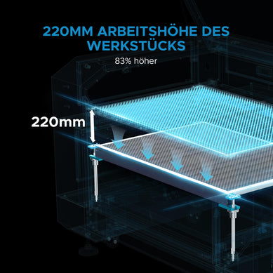 100W CO2 Laser Cutter & Graviermaschine mit 1000x600mm Gravurfläche | Pronto-45