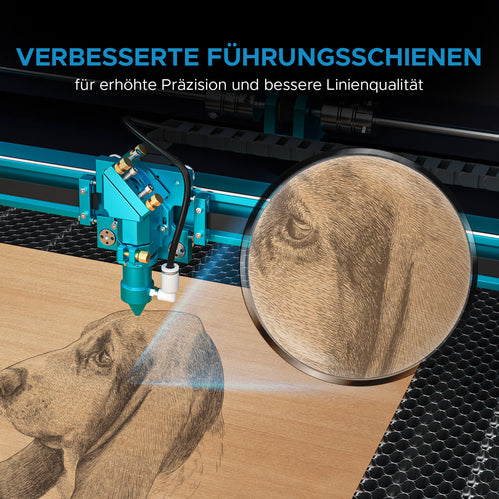 150W CO2 Laser Cutter & Graviermaschine mit 1600x1000mm Gravurfläche | Pronto-75 CO2 Laser Graviermaschine & Cutter OMTech Laser