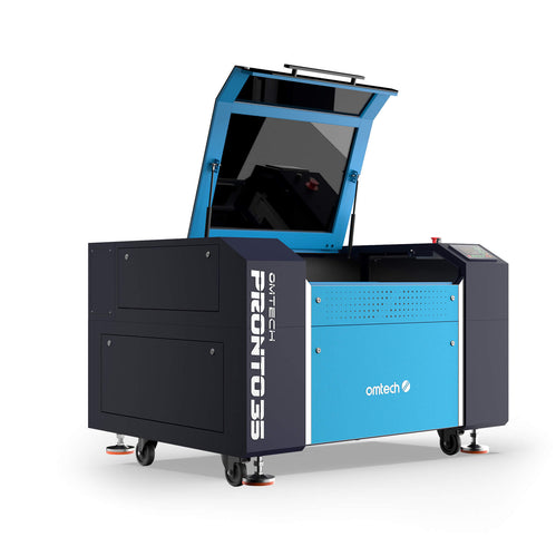 90W CO2 Laser Cutter & Graviermaschine mit 700x500mm Gravurfläche | Pronto-35N CO2 Laser Graviermaschine & Cutter OMTech Laser