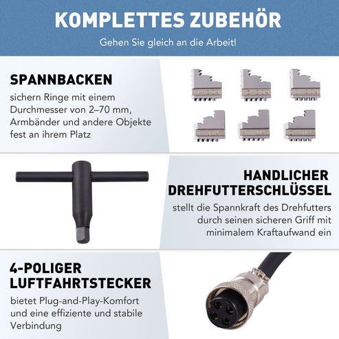 80mm Drehachse & Rotary Axis für MOPA und Faserlaser Graviermaschinen | LRA-602D Drehachse OMTech Laser   