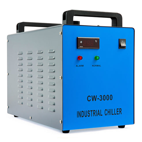 Industrieller Wasserkühler & Chiller für 40W-60W CO2 Laser Cutter | CW-3000  OMTech Laser   